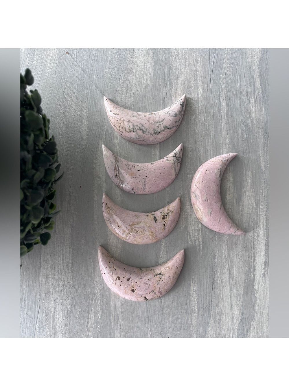 Rhodochrosite Crescent Moon